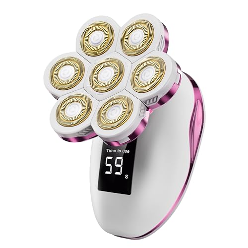 Electric Razors for Women Legs: 120 Minutes Long Time Use Rechargeable Electric Shaver for Women - IPX7 Waterproof Wet Dry Dual Purpose Hair Remover - Trimmer for Lady Face Public