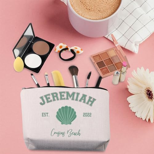 TSOTMO Cousins Beach Characters Gift Jeremiah Fisher Gift TV Show Team Jeremiah Gift Turned Pretty Series Turned Pretty Series Makeup Bag (JEREMIAH Beach)