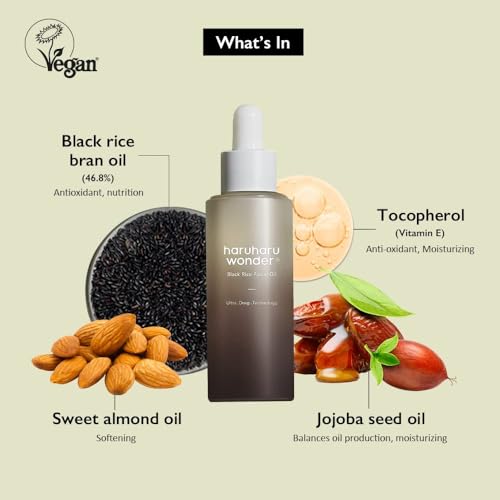 HARUHARU wonder Centella Phyto and 5 Peptide Concentrate Cream & Black Rice Facial Oil Bundle