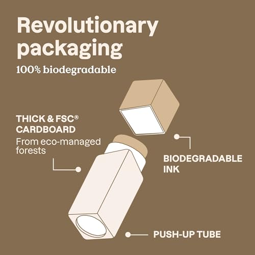 BIO SPECTRA ATTITUDE Oceanly Plastic-Free Lightweight Bronzer Stick - Golden, Vegan & Cruelty-Free, 0.3 Oz