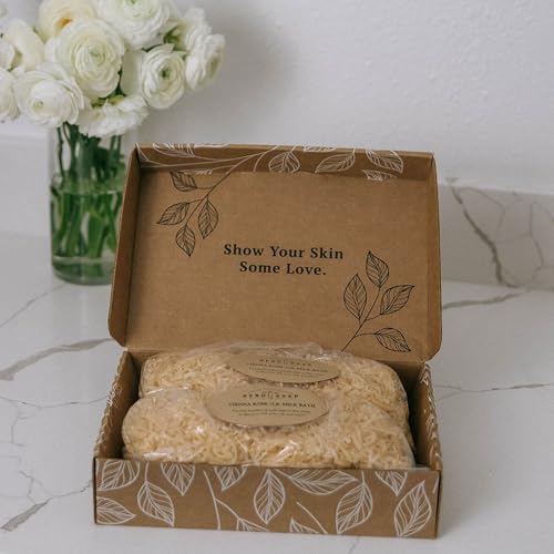 Bend Soap Company Milk Bath, 100% Natural Ingredients, Gentle Cleanser, Hydrates Moisturize and Softens The Skin, Handcrafted Goat Milk Soap, Essential Oil, 2 lbs - Sweet Orange
