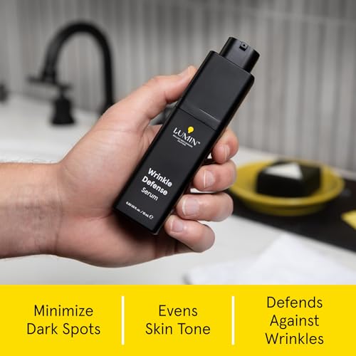 Men's Wrinkle Defense Serum with Vitamin C and Hyaluronic Acid - 15ml