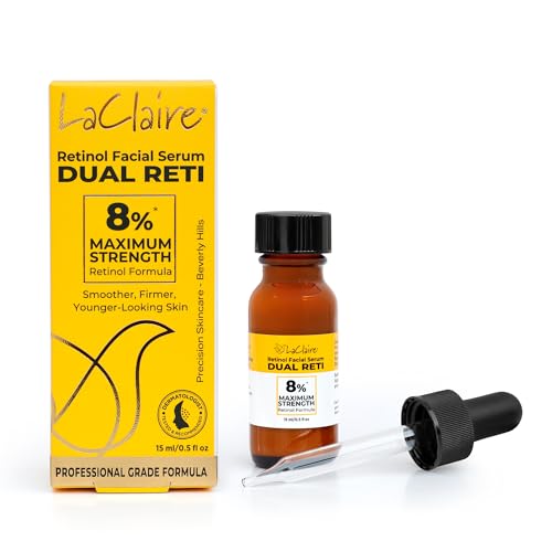 Fresh Look, Same Ingredients 8% Complex Retinol Facial Serum ? Anti-Aging, Brightening Neck & Facial Serum, Helps Nourish Skin with Lactic Acid, Vitamin A, & Retinyl Palmitate ? 15 ml