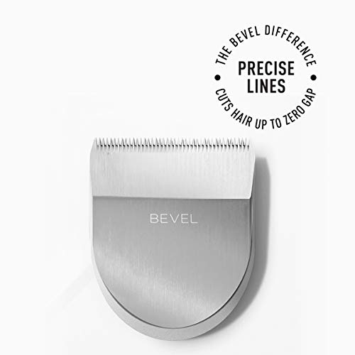 Bevel Square Trimmer Blade Attachment - Silver, New Version for Bevel Grooming Devices