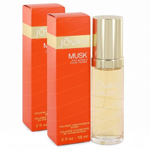 Jovan Musk Cologne Concentrate Spray 2 Oz Women - Pack of 2