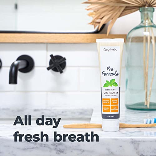 Pro Formula Fresh Mint Toothpaste for Sensitive Teeth - 5.5oz Pack of 3 No Fluoride