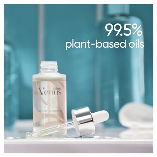 Gillette Venus for-Pubic-Hair and Skin, Softening Oil, 1 oz