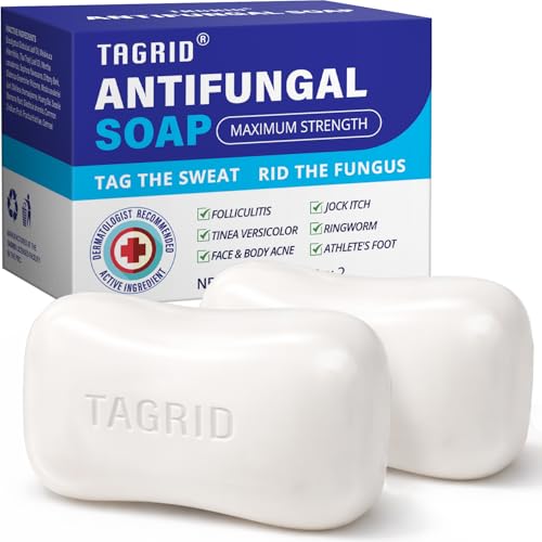 Antifungal Oatmeal Tea Tree Soap: Slow-dissolving Body Bar for Athletes Foot & Active Lifestyles ? Daily Skin Care to Help Relieve Skin Discomfort Associated with Jock Itch, Ringworm, and Fungal Acne