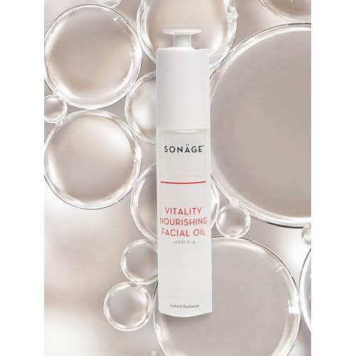 Sonage Vitality Nourishing Facial Oil - Hydrate & Glow with Argan and Marula Oils - Perfect for Massage
