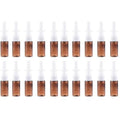 ARTIBETTER Empty Nasal Spray Bottle Amber Plastic Fine Mist Sprayers Refillable Container for Essential Oils Aromatherapy Perfume 15ml 10pcs (Pack of 2)