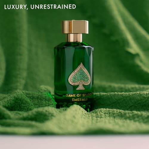 Jo Milano Game of Spades Emerald Unisex Parfum Spray 3 Fl Oz (88 ml) - Long Lasting Citrus & Musk Fragrance