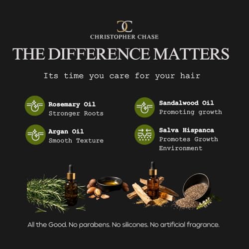 Men's Matte Styling Clay with Argan Oil & Rosemary - Flexible Hold, Thickening 3 oz