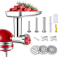 Stainless Steel Food Grinder Attachment for KitchenAid Mixers