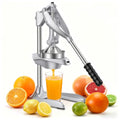 Manual Citrus Juicer Stainless Steel Countertop Fruit Press for Oranges & Lemons