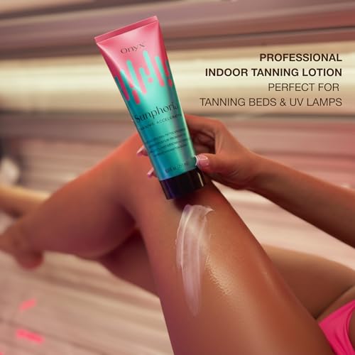 Onyx Sunphoria Bronzer-Free Indoor Tanning Bed Lotion - Deep, Natural Tan Accelerant