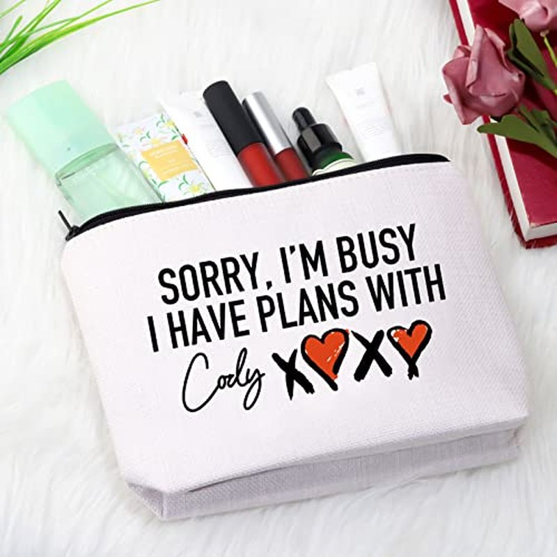 GJTIM Ladies Gym Gift Sorry I¡¯m Busy I have Plans With Cody Fitness Travel Accessory Bag for Fans (Plans With Cody Bag)