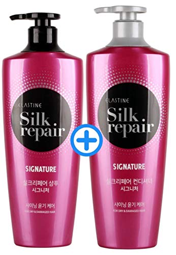 Elastine Silk Repair Perfect Shining Shampoo & Conditioner Set 550ml
