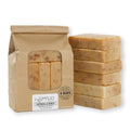 Oatmeal Honey Natural Bar Soap Set - Long-Lasting Fragrance-Free 6 Bars