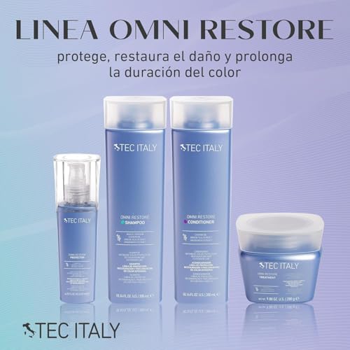 Tec Italy Omni Restore Leave-In Heat Protectant for Damaged Hair 4.22oz