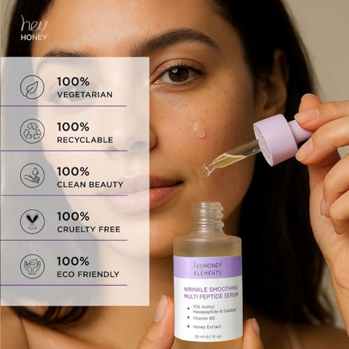 Wrinkle-Smoothing Peptide Serum with Honey & Vitamin B5 - 0.67 fl oz