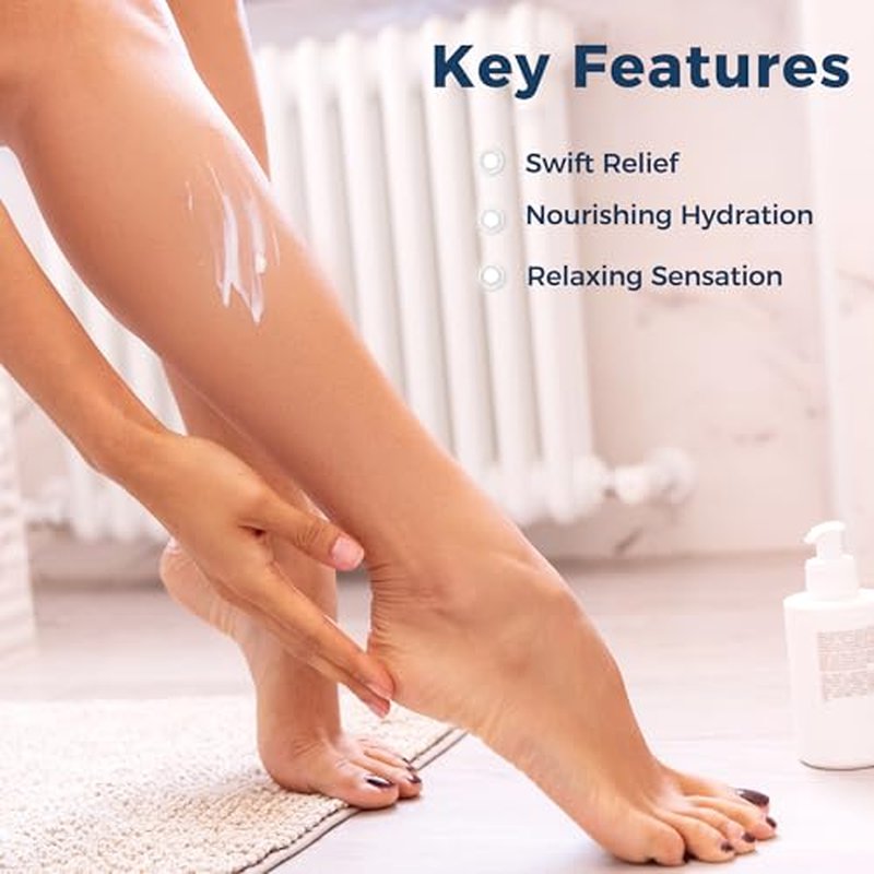 Magnesium Body Butter: Relaxing Magnesium Cream with Shea Butter & Dead Sea Salts | Unscented Magnesium Lotion to Soothe Legs & Feet and Nourish Skin