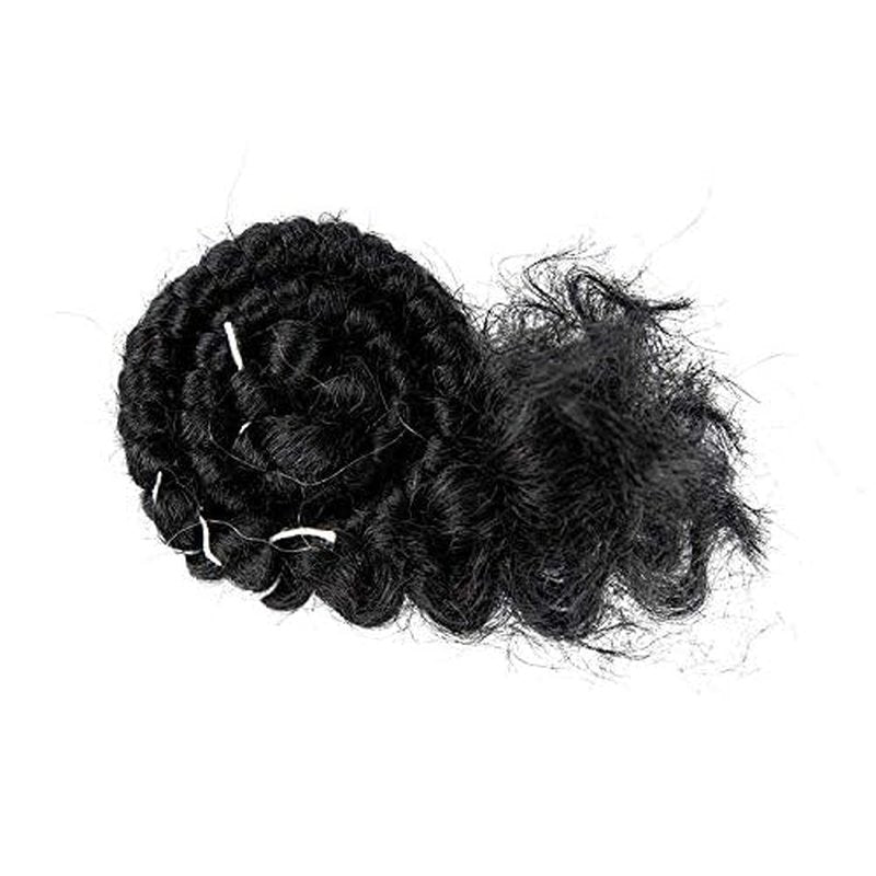 Mehron Makeup Crepe Hair | Fake Hair for Special Effects Makeup, Theatre, Stage & Screen, Cosplay, Halloween FX| 12 Inch Extra Long Braid (Black)