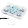 TEGAN LASH Promade Fan Mix Eyelash Extensions, From 3D - 16D, 0.03/0.05/0.07, C/CC/D, 9-15mm, Pre Made Eyelash, Easy Apply Premade False Eyelashes, Pesta?as Abanicos Extensiones (12D, 0,03, D, Mix)