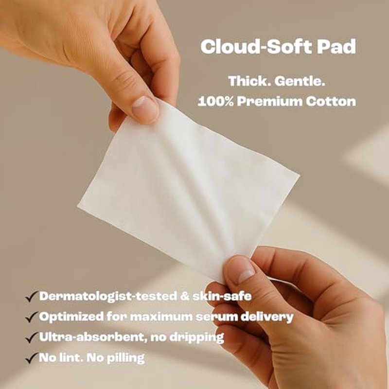Aquafresh Facial Cleansing Pads ? 20 Individually Wrapped Cotton Wipes for Oily & Combination Skin | On-the-Go Face Wipes for Travel, Gym & Daily Skincare