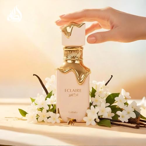 Lattafa Eclaire Eau de Parfum 3.4oz Women Long-Lasting Vanilla Caramel Floral Scent