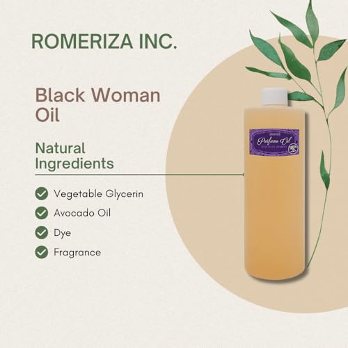 4 Fl Oz Perfume Oil for Women - Long Lasting Fragrance Body Oil - Gift Set - Black Woman Scent (Pack of 1)