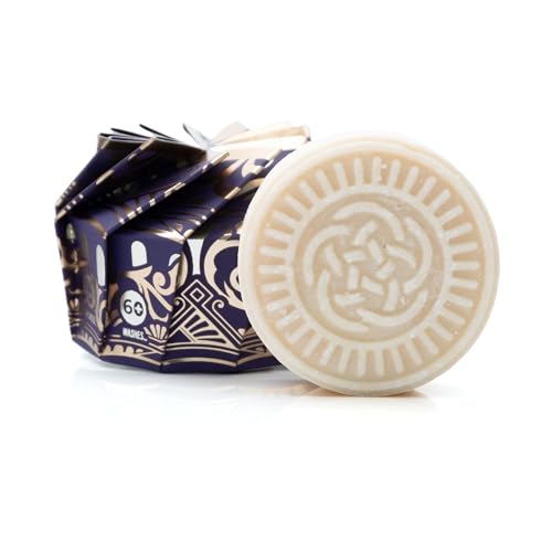 Viori Hamish & Co. Shampoo Bar ? Charred Patchouli Scent ? Handcrafted Men's Shampoo with Scottish Islay Whiskey ? Sulfate-Free, Paraben-Free, Plastic-Free