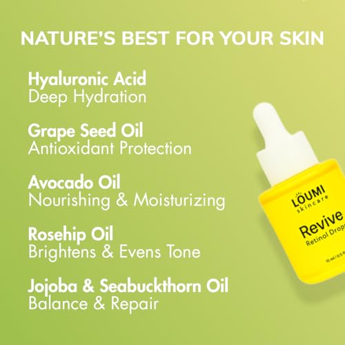 Revive Retinol Night Serum with Hyaluronic Acid & Botanical Oils - Lightweight, Vegan & Cruelty-Free – 20ml