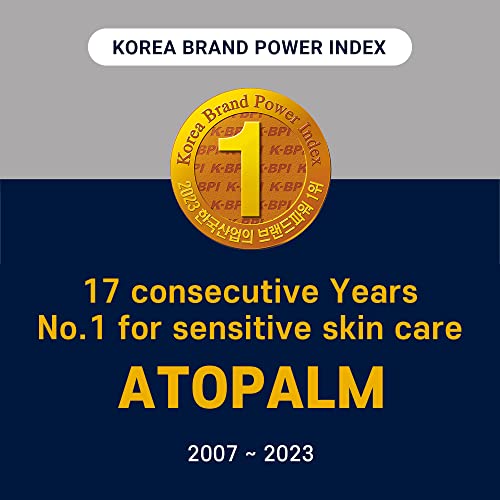 ATOPALM Facial Foam Wash, Gentle Baby Wash, Tear-Free, Sulfate-,Paraben-Free, pH Balanced, Hypoallergenic for Sensitive Skin, EWG Green Grade, Foaming Facial Cleanser, 5.07 Fl Oz, 150ml