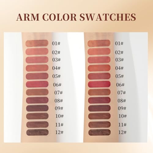 3PCS Velvet Matte Lipstick Sets, Super Matte Tinted Lip Gloss, 24 Hour Matt Lipstick Long Lasting Waterproof Moisturizing Highly Pigmented Matt Lip Stain Makeup Gift Kit For Women (Set B)