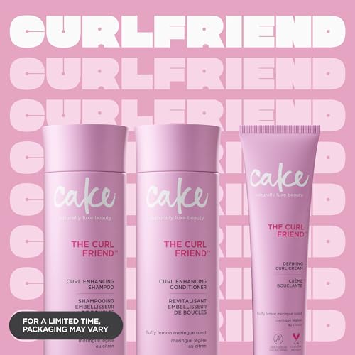 Curl Friend Curl Defining Shampoo, Conditioner & Cream Set with Avocado & Argan Oil