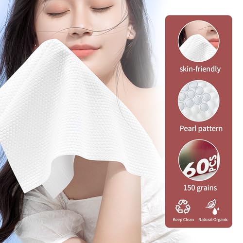 Premium 60-Pack Compressed Towels | Just Add Water! Large 11x9 Inch Disposable Face & Body Cloths, Quick-Dry & Super Absorbent for Travel, Camping, and Daily Use