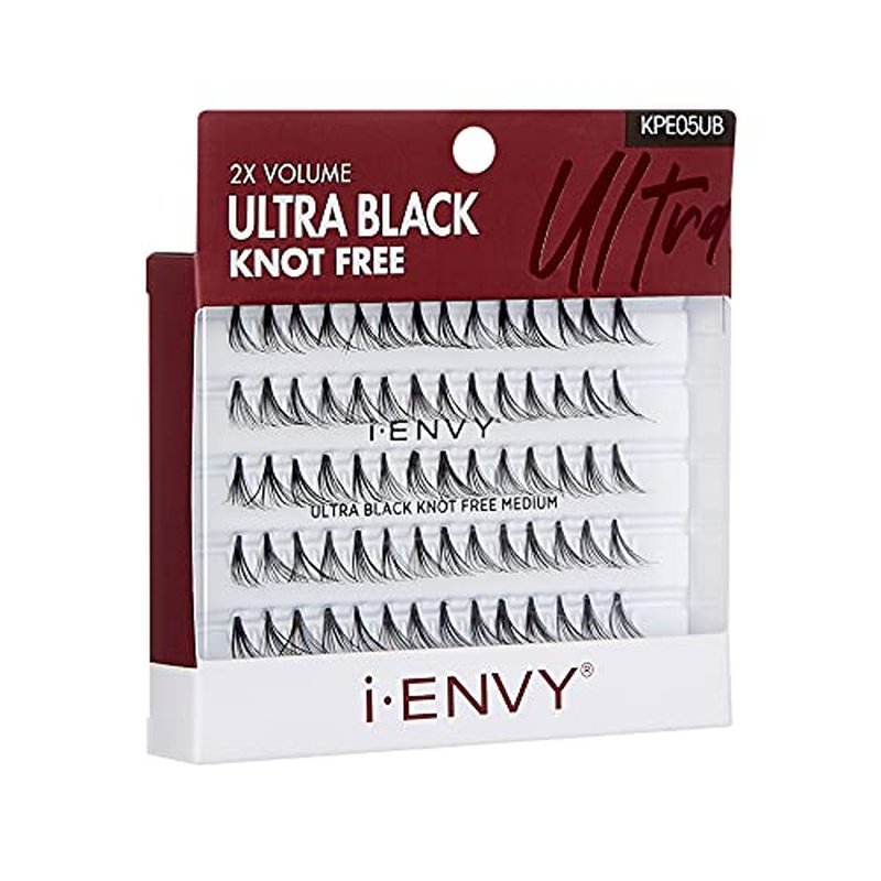 i?ENVY Knot Free Individual Lashes 3 Pack (Ultra Black - Medium)