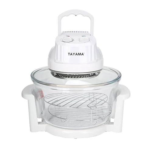 12 Qt Turbo Oven Convection Cooker - Fast, Healthy Cooking, Glass Bowl
