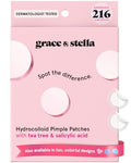 Hydrocolloid Pimple Patches for Face - 216 Count Clear Acne Spot Treatments - Round