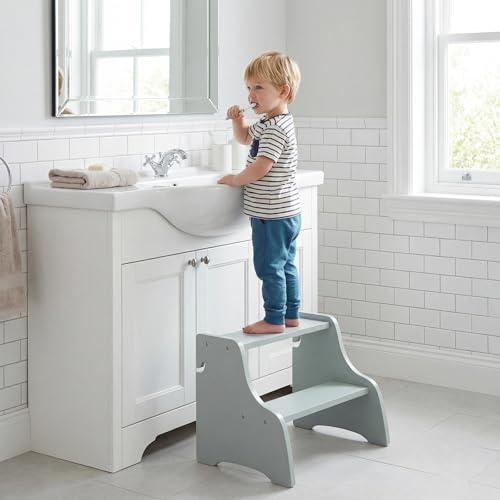 Costzon Folding 4-in-1 Toddler Step Stool with Chalkboards - Gray