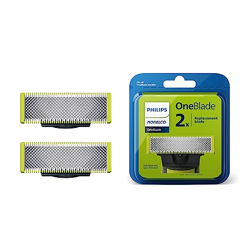 Philips Norelco Genuine OneBlade Replacement Blades, 2 Count, QP220/80