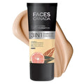 FACESCANADA All Day Hydra Matte Foundation with SPF 30 - Absolute Ivory | 3-in-1 Foundation Moisturizer Sunscreen | Oil Free with Vitamin C | 0.85 Fl oz (25ml)