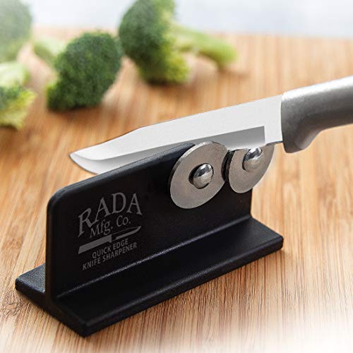 RADA Silver Cutlery Starter Gift Set (S38) with Sharpener - 7 Pieces