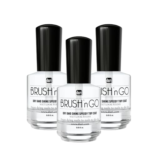 duri Brush¡¯n Go Dry and Shine Speedy Top Coat (Brush'N Go (Pack of 3))