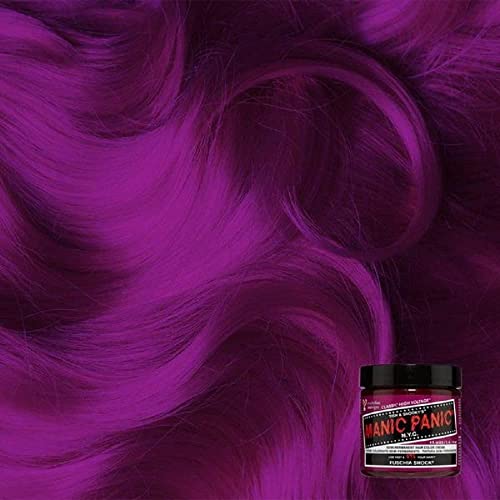Manic Panic Fuchsia Pink Semi-Permanent Hair Dye 4oz - Vibrant, Vegan & Cruelty-Free