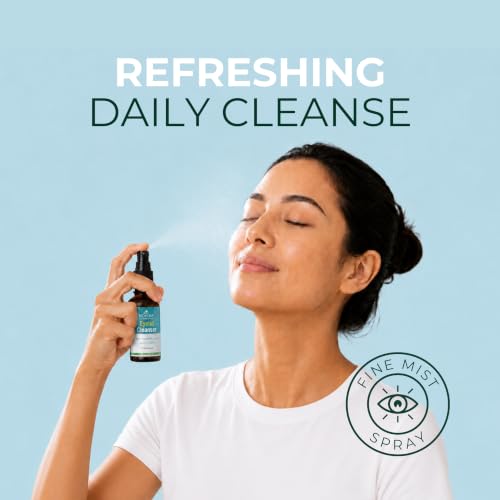 NOVEHA Eyelid Cleanser & Stye Eye Treatment Spray 4oz - Gentle Lash & Eyelid Care