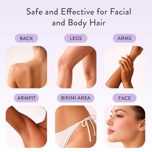 Purple Dual Head Bikini & Facial Trimmer for Women - Cordless Hair Removal Device