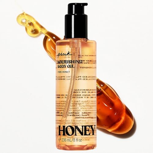 Honey Scent Body Oil - Soothing, Moisturizing 8 oz. for Skin Relaxation