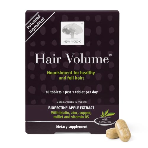 Biotin Hair Support Supplement - 30 Tablets, Natural Botanical Ingredients, Scandinavian Quality - NEW NORDIC