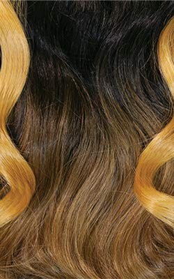 Sensationnel Dashly Lace Front Wig - Lace Unit 13 Gold Money Piece Variation MP/GOLD